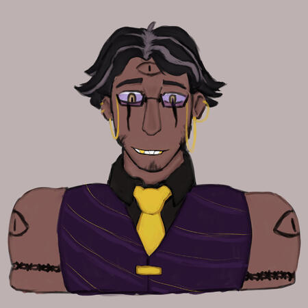 headshot example coloured